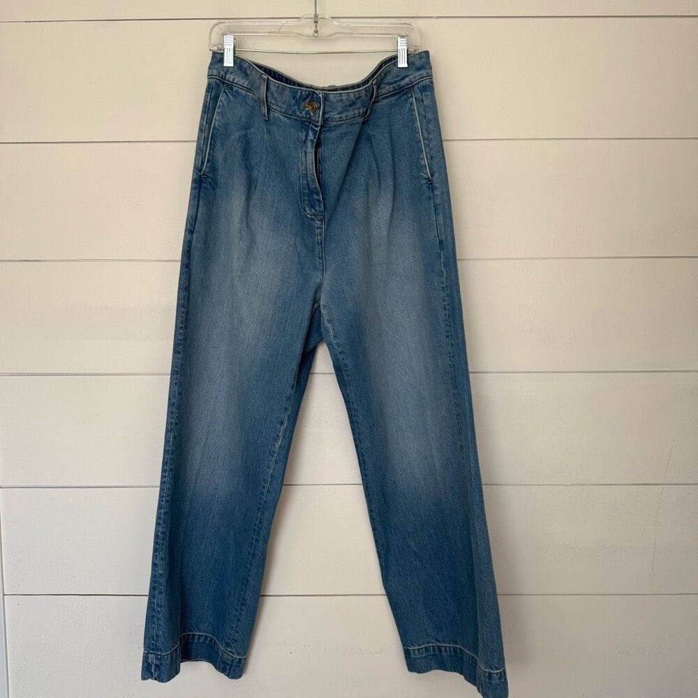 J. Crew Women’s 32 Denim Essential Wide Leg Jeans NWOT